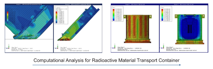 27-1 Computational Analysis for Radioactive Material Transport Container